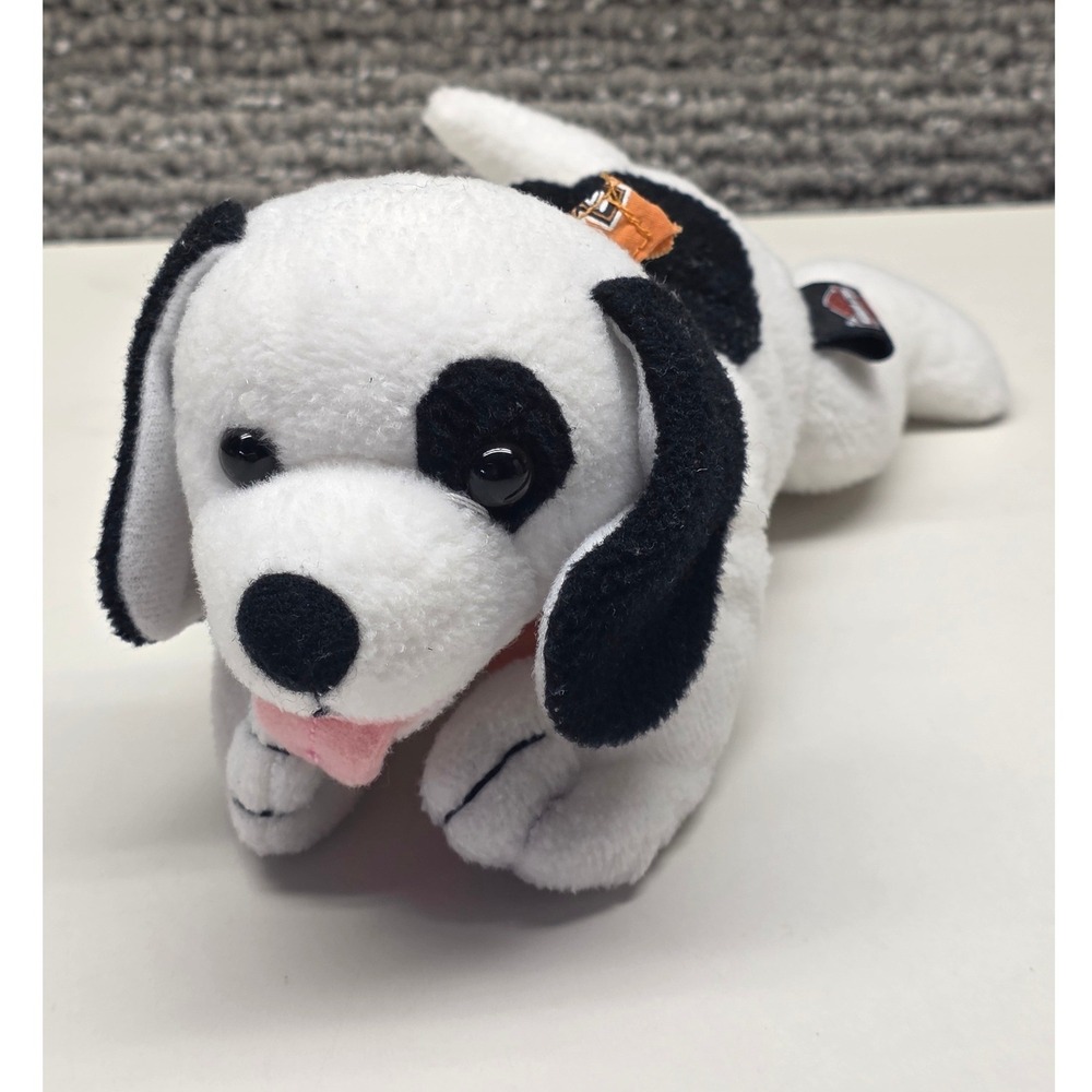 Harley-Davidson Plush Dog Dalmatian Spotted Puppy Orange Bandana 2008 Licensed